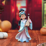 Maxbell Chinese Beauty Statue Table Centerpiece Ornament for Holidays Cafe Bookshelf Wang Zhaojun
