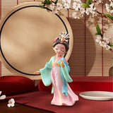 Maxbell Chinese Beauty Statue Table Centerpiece Ornament for Holidays Cafe Bookshelf Yang Guifei