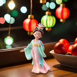 Maxbell Chinese Beauty Statue Table Centerpiece Ornament for Holidays Cafe Bookshelf Yang Guifei