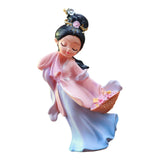 Maxbell Chinese Beauty Statue Table Centerpiece Ornament for Holidays Cafe Bookshelf Xishi