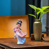 Maxbell Chinese Beauty Statue Table Centerpiece Ornament for Holidays Cafe Bookshelf Xishi
