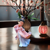 Maxbell Chinese Beauty Statue Table Centerpiece Ornament for Holidays Cafe Bookshelf Xishi