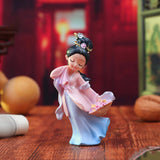 Maxbell Chinese Beauty Statue Table Centerpiece Ornament for Holidays Cafe Bookshelf Xishi