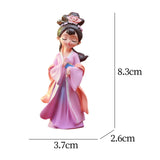 Maxbell Chinese Beauty Statue Table Centerpiece Ornament for Holidays Cafe Bookshelf Diaochan