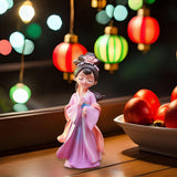 Maxbell Chinese Beauty Statue Table Centerpiece Ornament for Holidays Cafe Bookshelf Diaochan