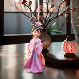Maxbell Chinese Beauty Statue Table Centerpiece Ornament for Holidays Cafe Bookshelf Diaochan