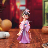 Maxbell Chinese Beauty Statue Table Centerpiece Ornament for Holidays Cafe Bookshelf Diaochan