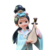 Maxbell Chinese Beauty Statue Collectible Lady Sculpture for Party Shelf Living Room Wang Zhaojun