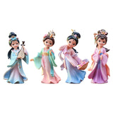 Maxbell Chinese Beauty Statue Collectible Lady Sculpture for Party Shelf Living Room Wang Zhaojun