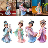 Maxbell Chinese Beauty Statue Collectible Lady Sculpture for Party Shelf Living Room Wang Zhaojun