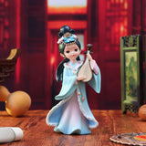 Maxbell Chinese Beauty Statue Collectible Lady Sculpture for Party Shelf Living Room Wang Zhaojun