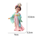 Maxbell Chinese Beauty Statue Collectible Lady Sculpture for Party Shelf Living Room Yang Guifei