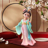 Maxbell Chinese Beauty Statue Collectible Lady Sculpture for Party Shelf Living Room Yang Guifei