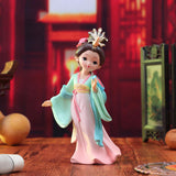 Maxbell Chinese Beauty Statue Collectible Lady Sculpture for Party Shelf Living Room Yang Guifei