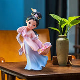 Maxbell Chinese Beauty Statue Collectible Lady Sculpture for Party Shelf Living Room Xishi
