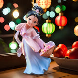 Maxbell Chinese Beauty Statue Collectible Lady Sculpture for Party Shelf Living Room Xishi