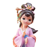 Maxbell Chinese Beauty Statue Collectible Lady Sculpture for Party Shelf Living Room Diaochan