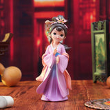 Maxbell Chinese Beauty Statue Collectible Lady Sculpture for Party Shelf Living Room Diaochan