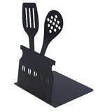 Maxbell Metal Bookend Anti Slip Organizer Book Shelf Holder for Shelves Desk Library Style A