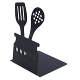 Maxbell Metal Bookend Anti Slip Organizer Book Shelf Holder for Shelves Desk Library Style A