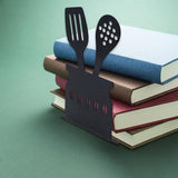 Maxbell Metal Bookend Anti Slip Organizer Book Shelf Holder for Shelves Desk Library Style A