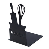 Maxbell Metal Bookend Anti Slip Organizer Book Shelf Holder for Shelves Desk Library Style B