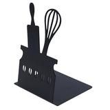 Maxbell Metal Bookend Anti Slip Organizer Book Shelf Holder for Shelves Desk Library Style B