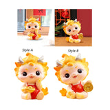 Maxbell Chinese New Year Dragon Figurine Spring Festival Decor for Cabinet Bookshelf Style A