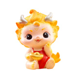 Maxbell Chinese New Year Dragon Figurine Spring Festival Decor for Cabinet Bookshelf Style A