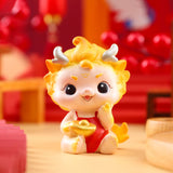 Maxbell Chinese New Year Dragon Figurine Spring Festival Decor for Cabinet Bookshelf Style A