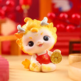 Maxbell Chinese New Year Dragon Figurine Spring Festival Decor for Cabinet Bookshelf Style B