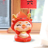 Maxbell Chinese New Year Dragon Figurine Mini Creative for Tabletop Office Bookshelf Style A