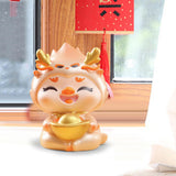 Maxbell Chinese New Year Dragon Figurine Mini Creative for Tabletop Office Bookshelf Style B
