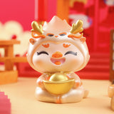 Maxbell Chinese New Year Dragon Figurine Mini Creative for Tabletop Office Bookshelf Style B