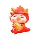 Maxbell Chinese New Year Cartoon Dragon Figurine Cute Table Ornament for Living Room Style A