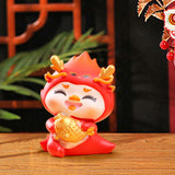 Maxbell Chinese New Year Cartoon Dragon Figurine Cute Table Ornament for Living Room Style A