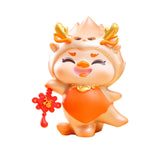Maxbell Chinese New Year Cartoon Dragon Figurine Cute Table Ornament for Living Room Style B