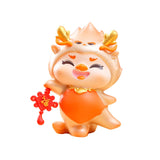 Maxbell Chinese New Year Cartoon Dragon Figurine Cute Table Ornament for Living Room Style B