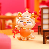 Maxbell Chinese New Year Cartoon Dragon Figurine Cute Table Ornament for Living Room Style B