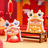 Maxbell 2024 Chinese New Year Cartoon Dragon Figurine Table Ornament for Living Room Style A