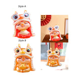 Maxbell 2024 Chinese New Year Cartoon Dragon Figurine Table Ornament for Living Room Style A