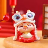 Maxbell 2024 Chinese New Year Cartoon Dragon Figurine Table Ornament for Living Room Style A