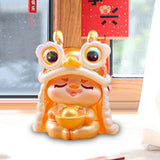 Maxbell 2024 Chinese New Year Cartoon Dragon Figurine Table Ornament for Living Room Style B