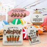 Maxbell Easter Tiered Tray Decor Set Rustic Tiered Tray Signs for Home Kitchen Table 4pcs