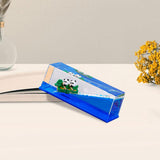 Maxbell Panda Rowing Dragon Boat Fluid Drift Bottle Party Supplies for Computer Desk