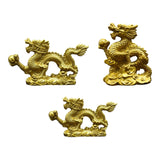 Maxbell Resin Dragon Figurines Home Decorative for Living Room Desk Entrance Cabinet M