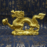 Maxbell Resin Dragon Figurines Home Decorative for Living Room Desk Entrance Cabinet M