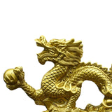 Maxbell Resin Dragon Figurines Home Decorative for Living Room Desk Entrance Cabinet M