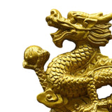 Maxbell Resin Dragon Figurines Home Decorative for Living Room Desk Entrance Cabinet S