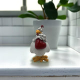Maxbell Funny Rooster Figurine Creative Resin Animal Sculpture for Yard Lawn Bedroom